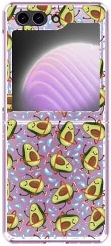 Samsung Galaxy Z Flip 5 Case, Shiny Sparkling Bling Glitter Style Hybird TPU+PC Protective Clear Case Compatible with Samsung Galaxy Z Flip 5 (Glitter Style) in Saudi Arabia