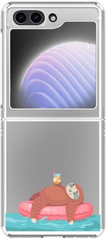 Samsung Galaxy Z Flip 5 Case, Shiny Sparkling Bling Glitter Style Hybird TPU+PC Protective Clear Case Compatible with Samsung Galaxy Z Flip 5 (Glitter Style) in Saudi Arabia
