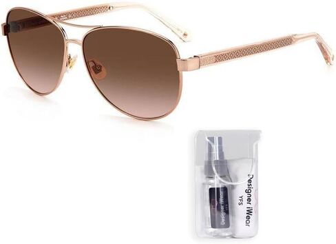Kate Spade KSFara Pilot Sunglasses for Women + BUNDLE With Designer iWear Complimentary Eyewear Kit in Saudi Arabia