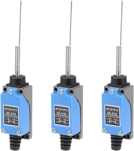 uxcell ME-8169 Cat Whisker Flexible Coil Spring Momentary Limit Switch 1NC+1NO 3Pcs for CNC Mill 3D Printer Door Switch in Saudi Arabia