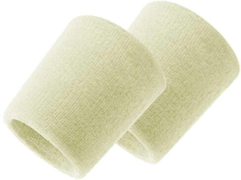 Colorful Cotton Sport Wristbands for Men and Women - 3" Athletic Terry Cloth Sweatbands in Neon Colors - Wrist Sweat Bands for Tennis, Basketball, Running, Gym (1 Pair) in Saudi Arabia