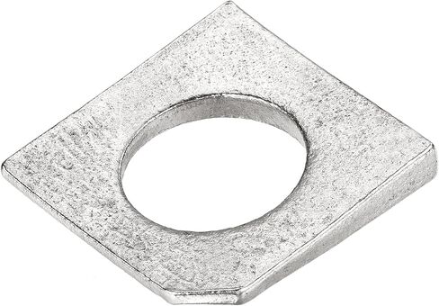 uxcell 5pcs Beveled Square Washers M8x18x3.8 Stainless Steel Missing Angle Flat Gasket for Channel Steel Wedge Shaped Washers for Shim Leveling in Saudi Arabia
