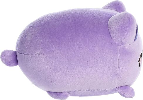 Aurora® Enchanting Tasty Peach® Ube Purple Yam Meowchi Stuffed Animal - Bright & Colorful Design - Showpiece Plush - 7 Inches in Saudi Arabia