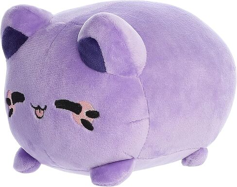 Aurora® Enchanting Tasty Peach® Ube Purple Yam Meowchi Stuffed Animal - Bright & Colorful Design - Showpiece Plush - 7 Inches in Saudi Arabia