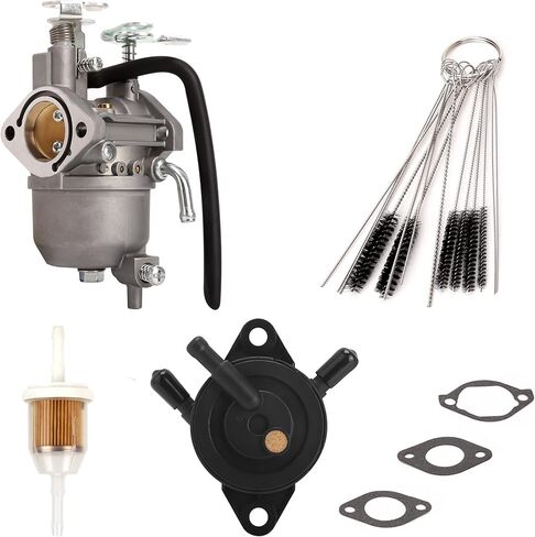 مجموعة مضخة الوقود المكربن ​​لعربة الجولف 10L0L لـ EZGO RXV 2008-Up، TXT 2010-2015، Valor 2010-2014 Kawasaki 13 HP Engine استبدال OEM 607954 808656 602061 72873G01 in Kuwait