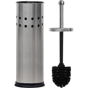 Blue Donuts Toilet Brush and Holder – Cleaning Brush Holder, Toilet Brush with Holder, Toilet Bowl Cleaner Brush and Holder, Stainless Steel, Oil Rubbed Bronze