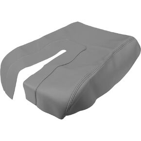 X AUTOHAUX Car Center Console Lid Armrest Seat Box Cover Protector Replacement Microfiber Leather for Toyota Tundra 2014-2019 Black
