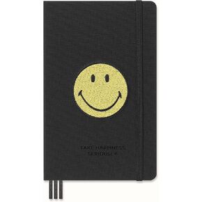 Moleskine Limited Edition Smiley Notebook with Collector's Box, Hard Cover, XS (2.5" x 4.25"), Plain/Blank, Black, 160 Pages in Kuwait