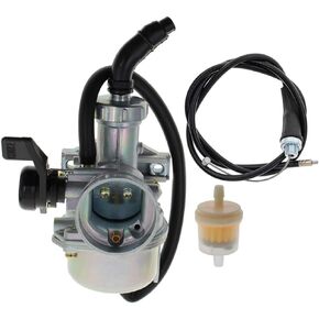 AUTOKAY Carburetor With Throttle Cable for Honda CRF70 XR70 CRF70F XR70R Carb 1998-2003