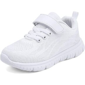 Little Kids/Big Kids Boys Girls Sneakers Fashion Lightweight Breathable Strap Athletic Tennis Sports Running Walking Shoes