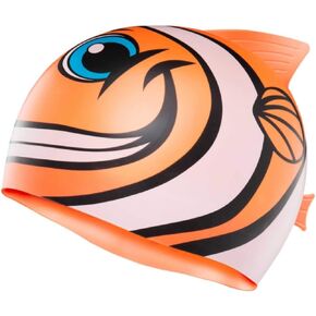 TYR Sport Kid's Charac Happy Fish Swim Cap