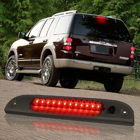 3rd Third Brake Light LED Compatible with 2002 2003 2004 2005 2006 2007 2008 2009 2010 Ford Explorer 2008-2011 Mercury Mariner, Ford Escape, Mercury Mountaineer Third Center Cargo Rear(Red)