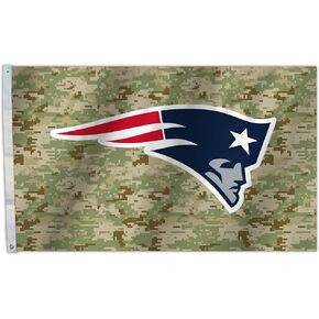 NFL Camo 3X5 Flag, Green, One Size
