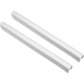 PATIKIL 8.7 Inch Skateboard Deck Guards Protector, 2 Pack Skate Deck Edge Protection Skateboard Protective Gear, White