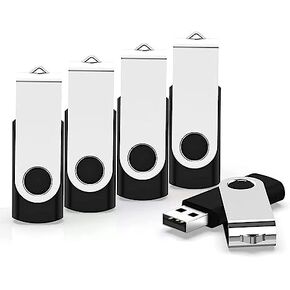 64GB Flash Drive 5 Pack USB 2.0 Flash Drive Thumb Drive USB Flash Driver 64GB High Speed Flash Drive Pack Keychain Design Jump Drives Memory Stick (5PACK Mixed Color, 64GB)