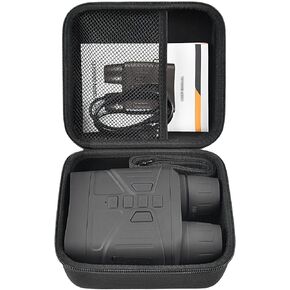 casmilee Case Compatible with HEXEUM/for Fvtga/for Vtiisamao Night Vision for Goggles - 4K Night Vision Binoculars, Holder for Telescopes Optics Scope, Mesh Pocket for 32GB Memory SD Card, Neck Strap