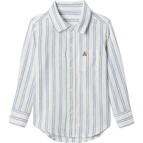 GAP Boys' Ls Linen Woven Top