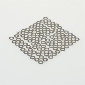 304 Stainless Steel Flat Washer Plain Washer Sheet Metal Gasket Fastener M10X16X1(100pcs)