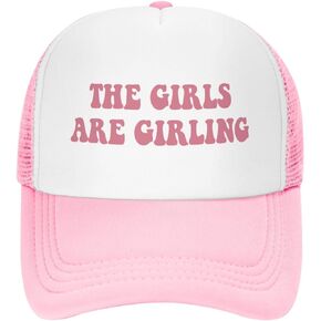 You Find It Offensive? I Find It Funny Trucker Hats for Women Pink Men Funny Slogan Pink Hats for Men