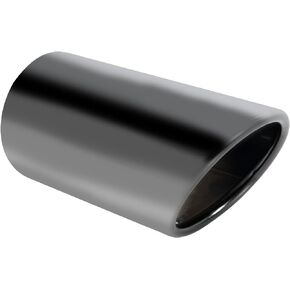 Set of two Stainless Steel Exhaust Tips Pair, Chrome Polished, 3.0-inch Inlet Compatible with Audi Q5 2009-2012 A1/A3, Compatible with Audi Q3 2013-2015