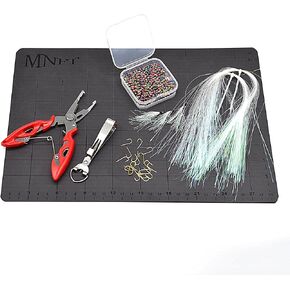 Silicone Fishing Hook Magnetic Pad 3 Sized Choice Keep Beads & Hooks from Sliding Away. One of The Best Fly Tying Tools