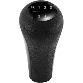 KIMISS 5 Speed Shift Knob, for E28 E30 E34 E36, Car Manual Gear Stick Head Non-Slip and Comfortable Shifting Knob Shifter Black