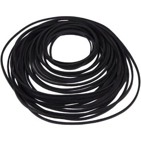 Sam&Johnny Rubber Belt DVD/CD Cassette Recorder Repair Maintenance, 4mm Width Flat Mixed Package 40-135mm Length Pulley Pully Belt Rubber Drive Belts(50/Pack)