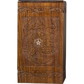 SIC Cremation urns for Human Ashes Male Dad Small Wooden Tree of Life Urns Box for Dogs Ashes and Casket Urn for Ashes Female mom, Burial Funeral Memorial Urns for Ashes Holds 250lbs