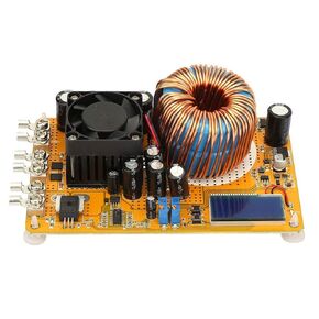 YWBL-WH Power Supply Module DC-DC Power Converters Converter 8-40V to 0-32V 50A 800W Adjustable Step-Down Module with Heatsink Fan, Module