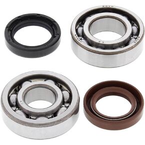 All Balls Racing Crank Bearing and Seal Kit 24-1072 Compatible with/Replacement for Yamaha CT175 1972, DT125 1974-1981, DT175 1974-1981, IT175 1982-1983, MX125 1974-1975