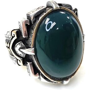 925k Sterling Silver Large Men's Statement Ring