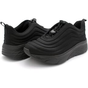Womens Slip Resistant Running Shoes Water Resistant Upper Fashion Platform Sneaker
