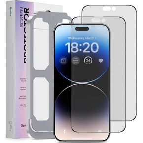 BENKS iPhone 14 Pro Screen Protector Matte Finish with 0 Dust Easy Install Tool, [2 Pack] Anti-Fingerprints & Anti-Glare, Ultra Smooth Feel - 6.1 inch