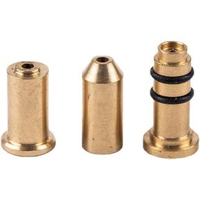 3 Pack Gas Refill Adapter Set Nozzle Reusable Brass Inflation Head Valve Adaptor Tips Cap for S.T Dunhill Dupont Ligne Butane Gas Lighter Filling Supplement