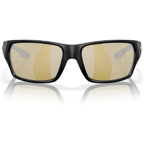 Costa Del Mar Tailfin Sunglasses, Matte Black/Sunrise Silver Mirrored 580G, 57 mm in Kuwait