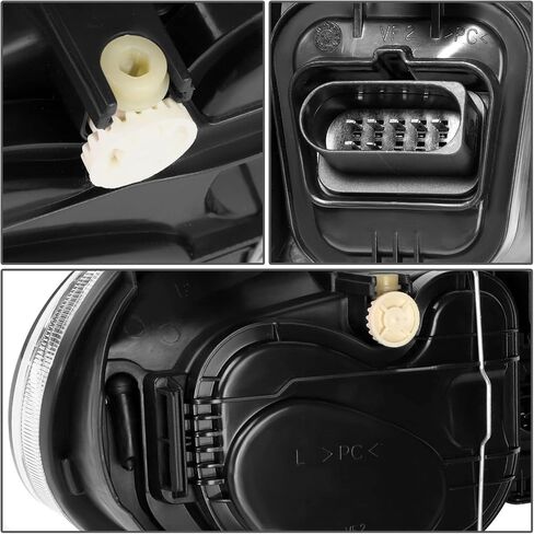 DNA MOTORING زوج من المصابيح الأمامية ذات العدسات الشفافة والكروم المتوافقة مع VW 99-06 Golf / 99-02 Cabrio، HL-OH-VWGOLF99-CH in Saudi Arabia