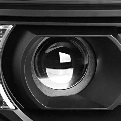 DNA Motoring HL-OH-GMCS14-BK-CL1 Black Housing Clear Side Projector Headlight [For 14-17 GMC Sierra ] in Saudi Arabia