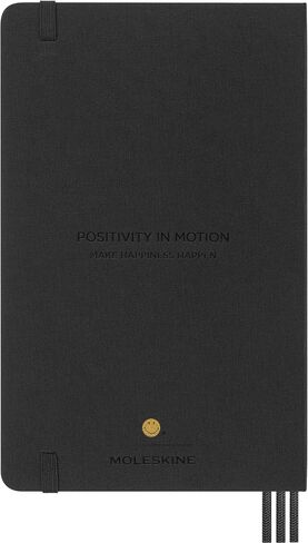 Moleskine Limited Edition Smiley Notebook مع صندوق التجميع، غطاء صلب، XS (2.5 بوصة × 4.25 بوصة)، عادي/فارغ، أسود، 160 صفحة in Saudi Arabia