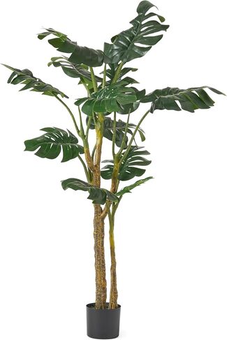 Artificial Tree with 3 Balls, Fake Plant Artificial Boxwood Topiary Tree, Artificial Silk Plants Potted for Home Bedroom Office Decor Indoor Gift (Set of 2) in Saudi Arabia