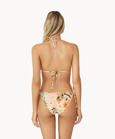 PQ Swim Women's Embroidered Lettuce Edge Triangle Bikini Top in Saudi Arabia
