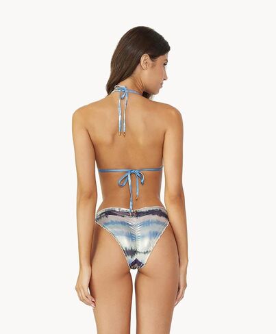 PQ Swim Women's Embroidered Lettuce Edge Triangle Bikini Top in Saudi Arabia