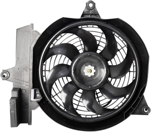 TRQ A/C AC Condenser Cooling Radiator Fan Assembly for Hyundai Santa Fe in Saudi Arabia