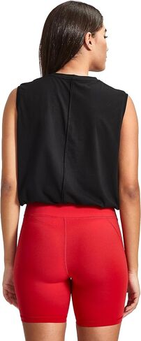 MEIVSO Women's Athletic Cotton Crop Tank Tops Sleeveless Workout Shirts Yoga Running Gym Tennis Shirts in Saudi Arabia