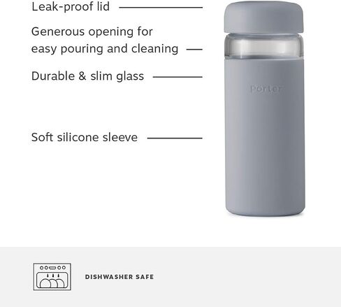 W&P Porter Wine Cocktail Glass w/Protective Silicone Sleeve Terrazzo Blush 15 Ounces On-the-Go Reusable Portable Dishwasher Safe in Saudi Arabia