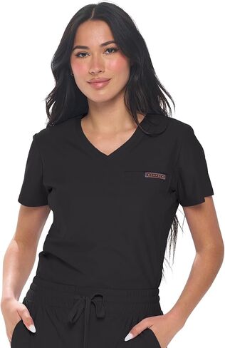 Womens Scrub Top Max Stretch Tuck-in One Pocket Scrub Top for Women in Saudi Arabia