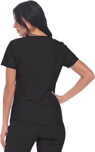 Womens Scrub Top Max Stretch Tuck-in One Pocket Scrub Top for Women in Saudi Arabia