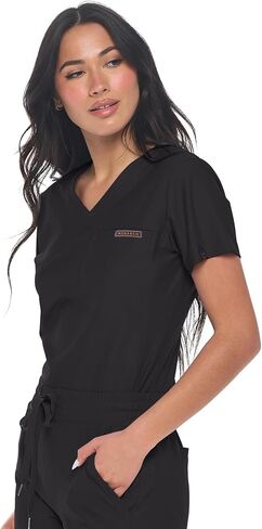 Womens Scrub Top Max Stretch Tuck-in One Pocket Scrub Top for Women in Saudi Arabia