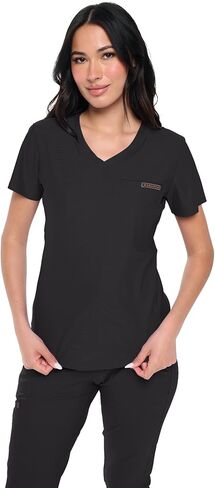 Womens Scrub Top Max Stretch Tuck-in One Pocket Scrub Top for Women in Saudi Arabia