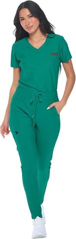 Womens Scrub Top Max Stretch Tuck-in One Pocket Scrub Top for Women in Saudi Arabia