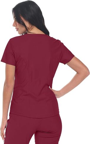 توب نسائي سكرب توب ماكس قابل للتمدد بجيب واحد للنساء in Kuwait